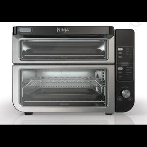 Ninja 10-in-1 countertop double oven with flex door 2 level cooking, air fry,etc